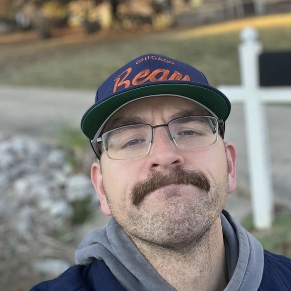 Retro Clark Griswold Bears Hat! Thick material/strong snaps ~WITH WHITE LINING!~ - Picture 4 of 6